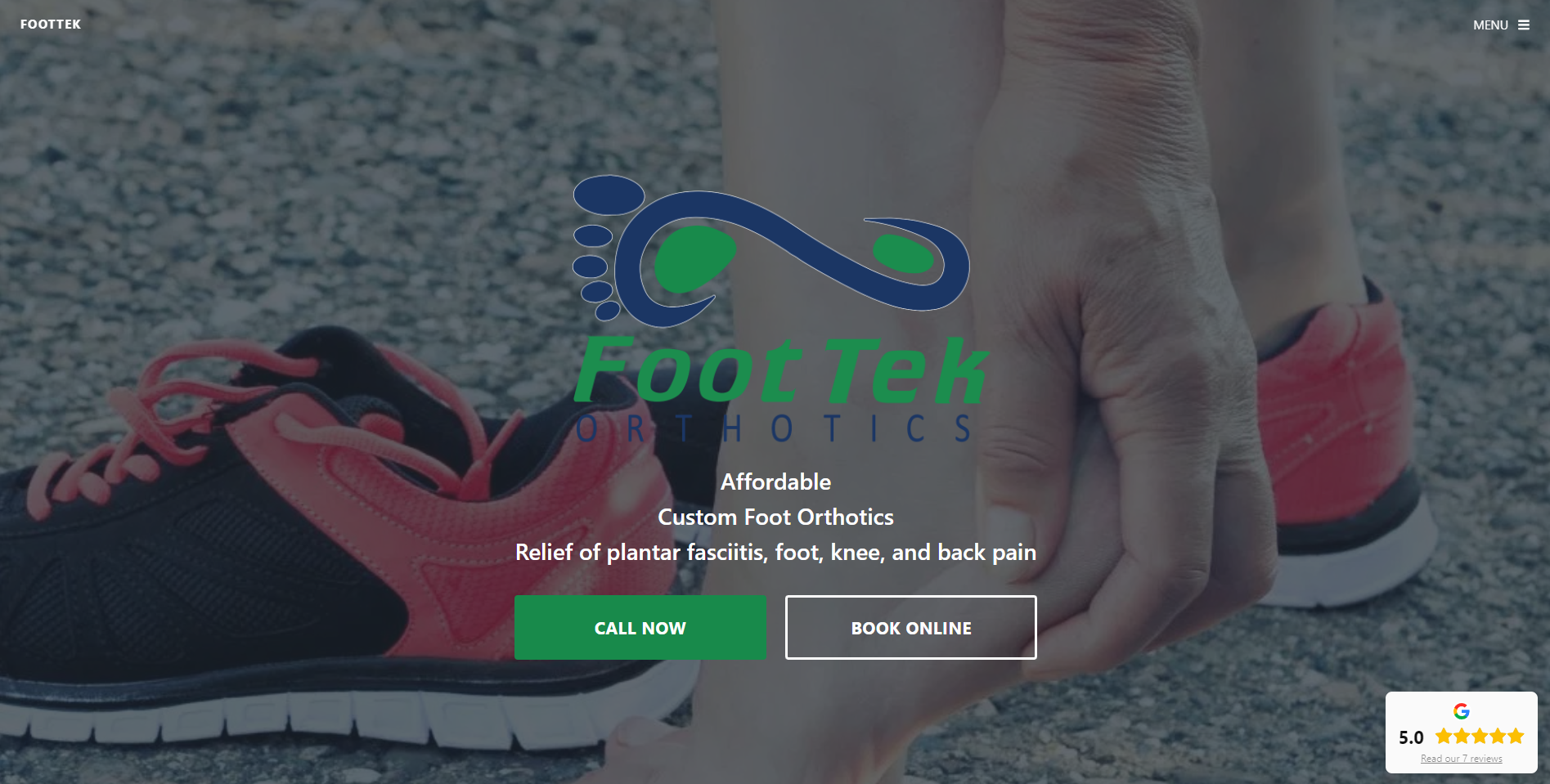 Orthotics Website Design